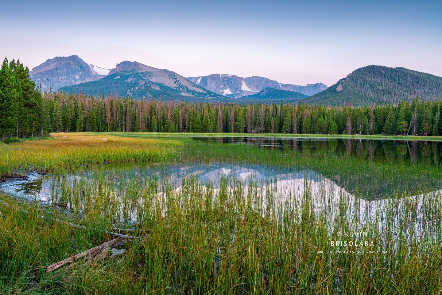 A QUIET MORNING FROM BIERSTADT LAKE