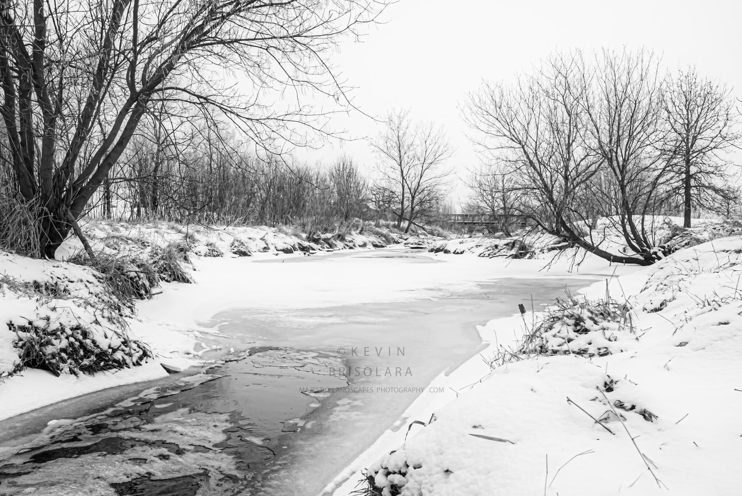 A FRESH BLANKET OF SNOW COVERS THE PRAIRIE LANDSCAPE