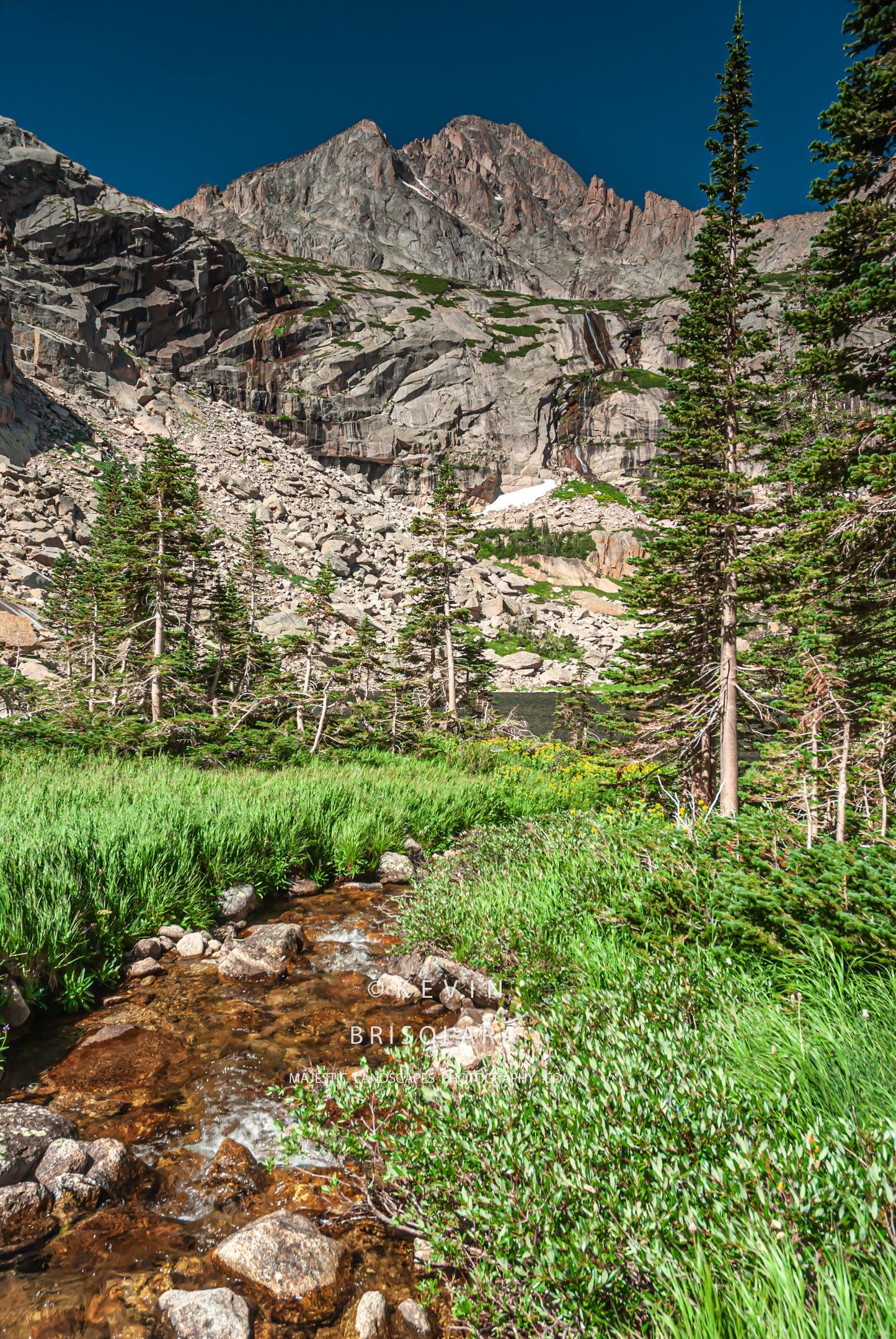 A PICTURESQUE SCENE IN THE COLORADO ROCKIES