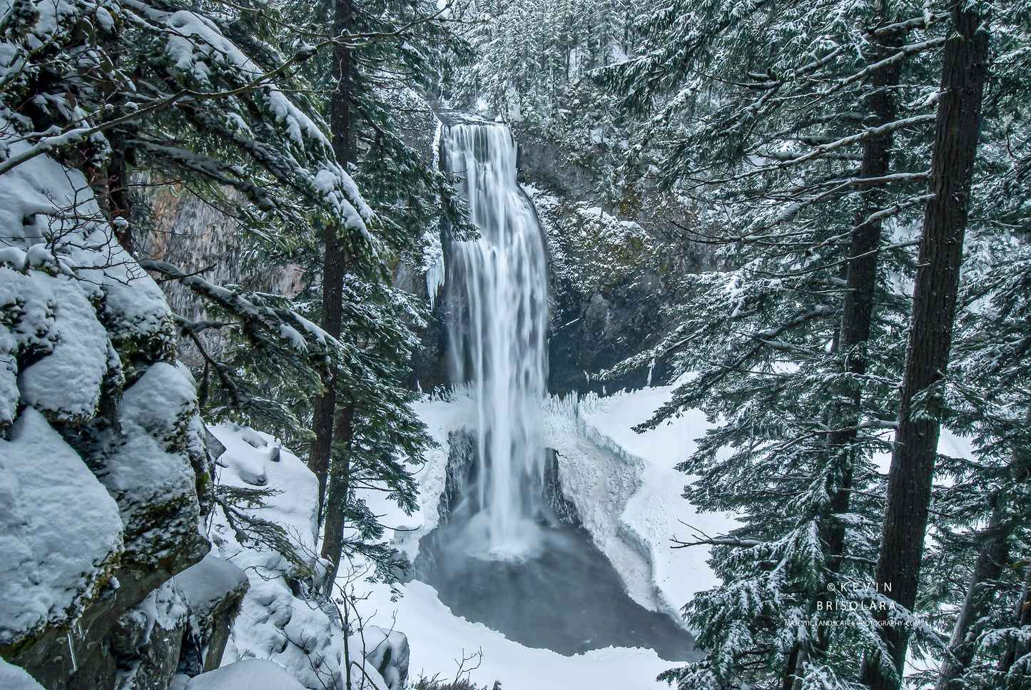 HOLIDAY GREETING CARDS 173-63  SALT CREEK FALLS