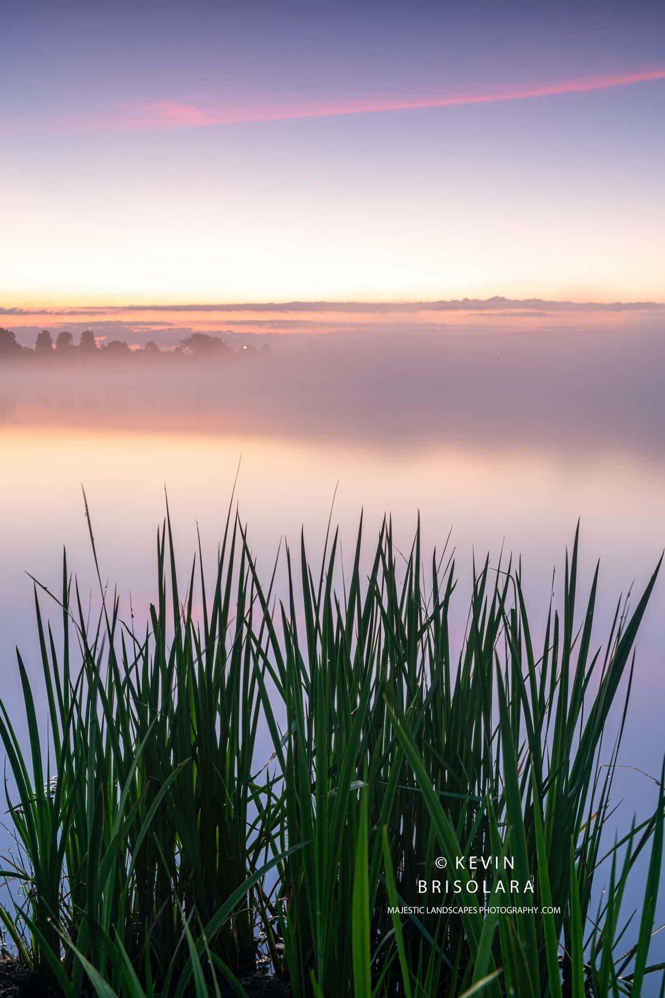 COLORFUL MIST OFF THE LAKE