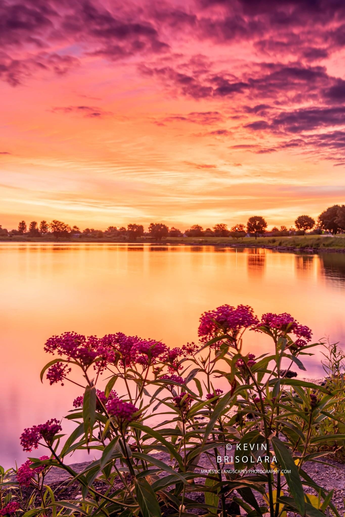 A MAJESTIC SUNRISE FROM WILDFLOWER LAKE