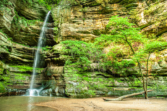 MAJESTIC FALLS FROM STARVED ROCK