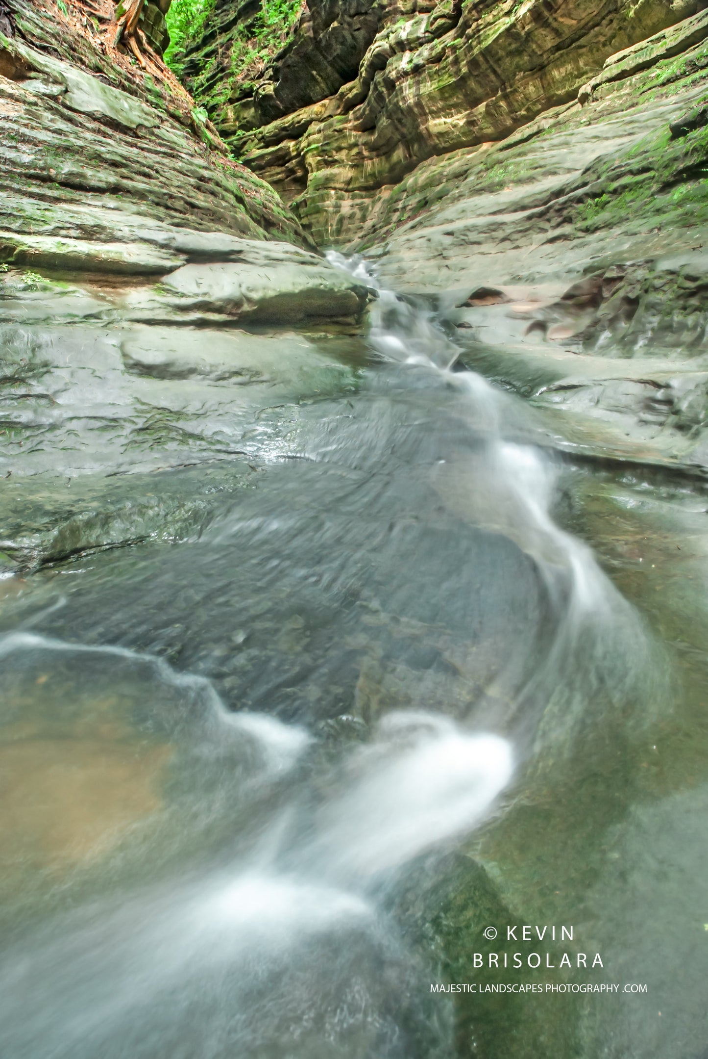 CARVING ITS WAY THROUGH THE CANYON