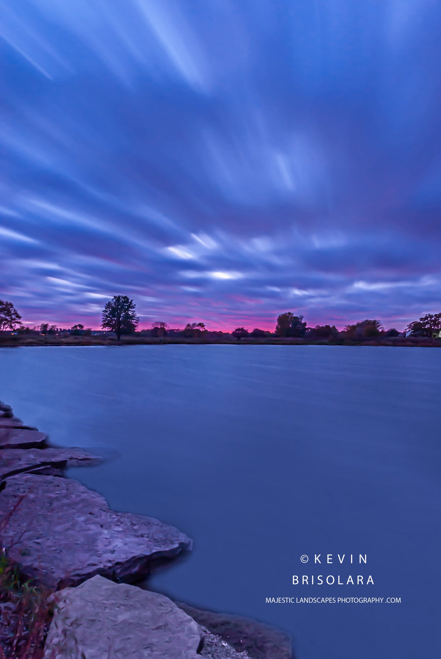 A GLORIOUS SUNSET AT WILDFLOWER LAKE