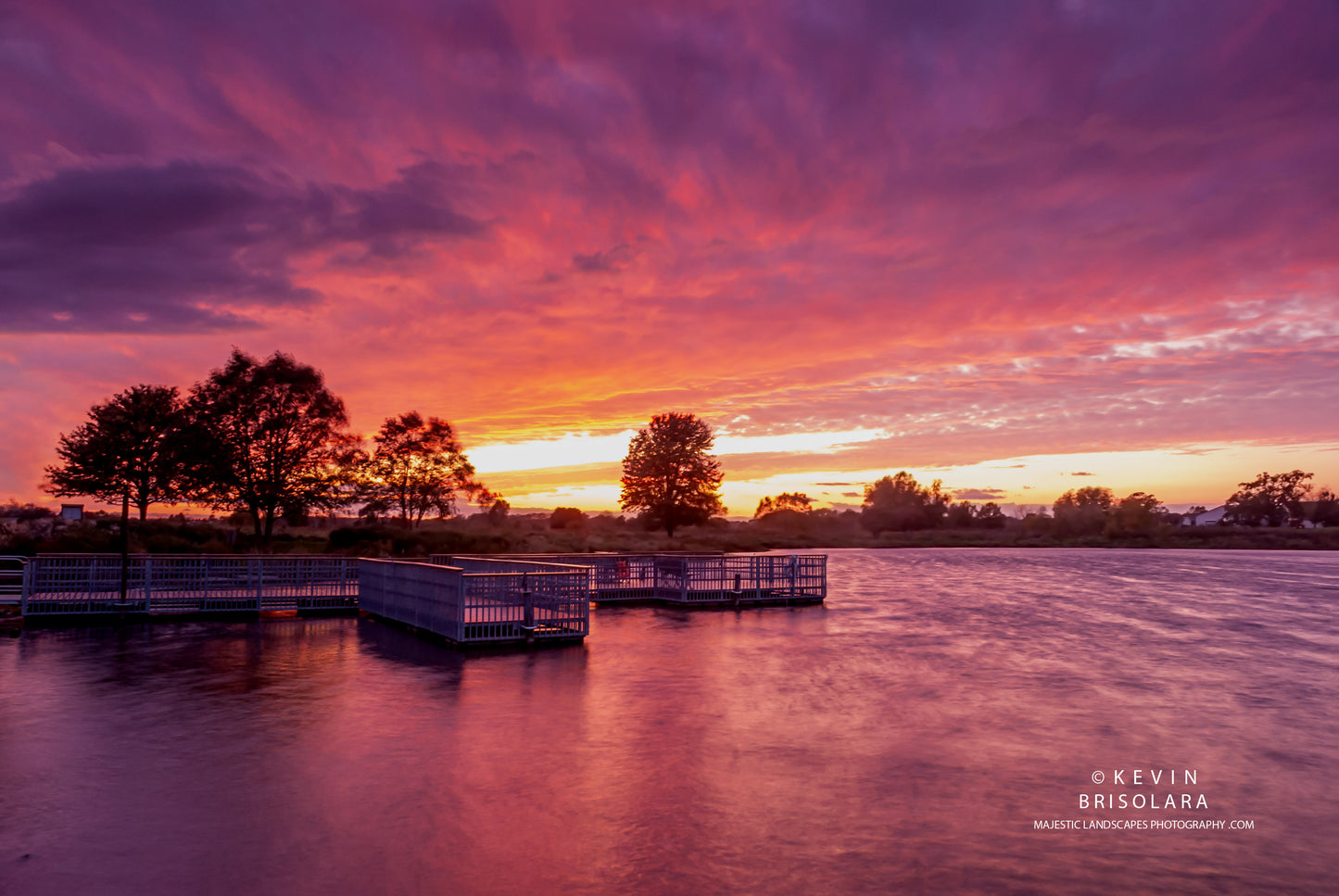 MAJESTIC SUNSET AT WILDFLOWER LAKE