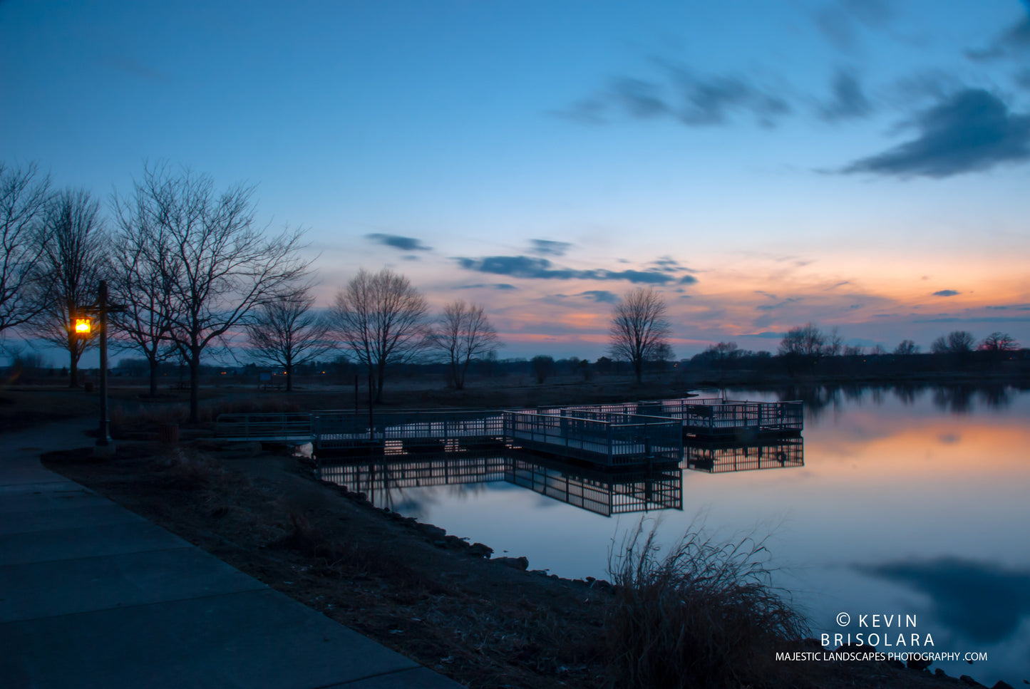NOTE CARDS 551_40 SUNSET, WILDFLOWER LAKE