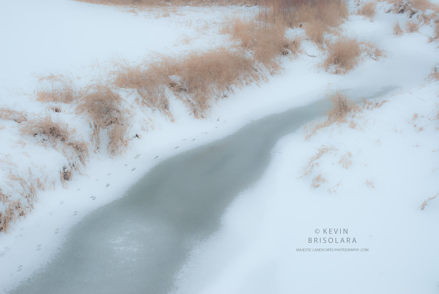 NOTE CARDS 476_102 SNOW, SOUTH FORK KISHWAUKEE RIVER
