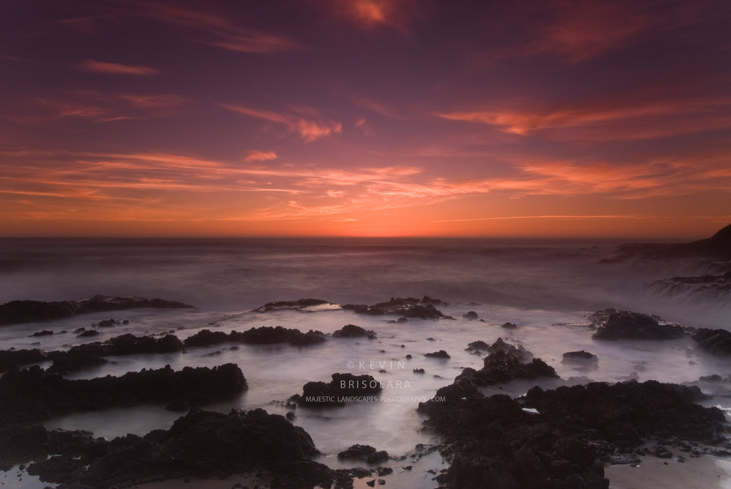 NOTE CARDS 178_66 SUNSET, PACIFIC OCEAN, DEVIL'S CHURN