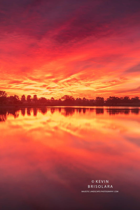 A MAJESTIC SUNRISE FROM WILDFLOWER LAKE