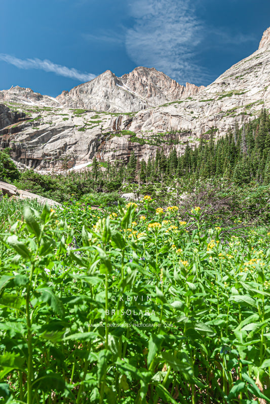 HIKING THROUGH GLACIER GORGE