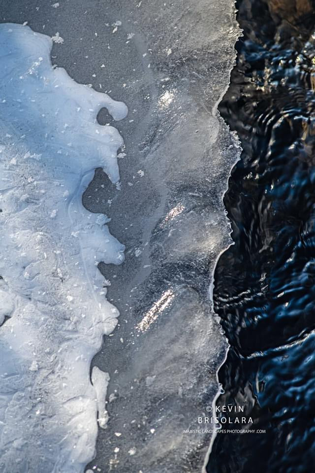 FREEZING EDGES OF A CREEK