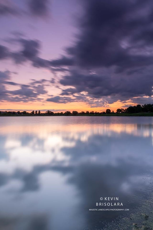 WATCHING THE SUNRISE FROM THE LAKE