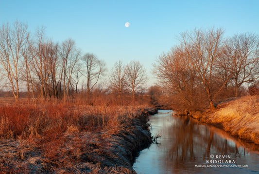 A BEAUTIFUL SCENE ALONG THE SOUTH FORK KISHWAUKEE RIVER