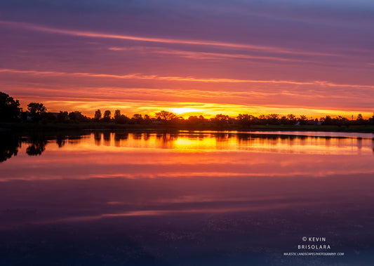 A SPECTACULAR SUNRISE FROM THE LAKE