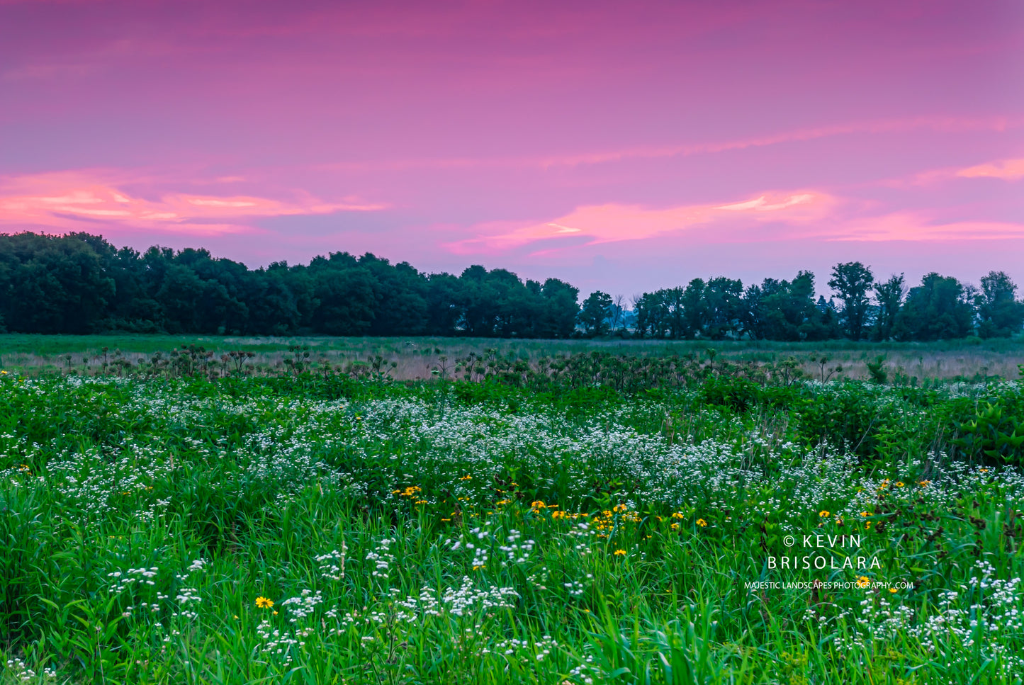 DAWN BREAKING FROM THE PRAIRIE