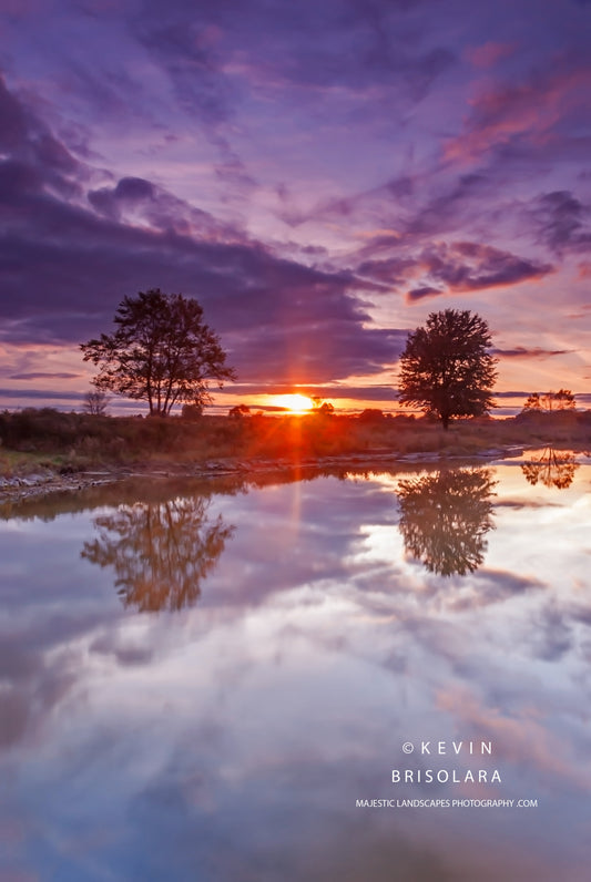 MAJESTIC SUNSET AT WILDFLOWER LAKE