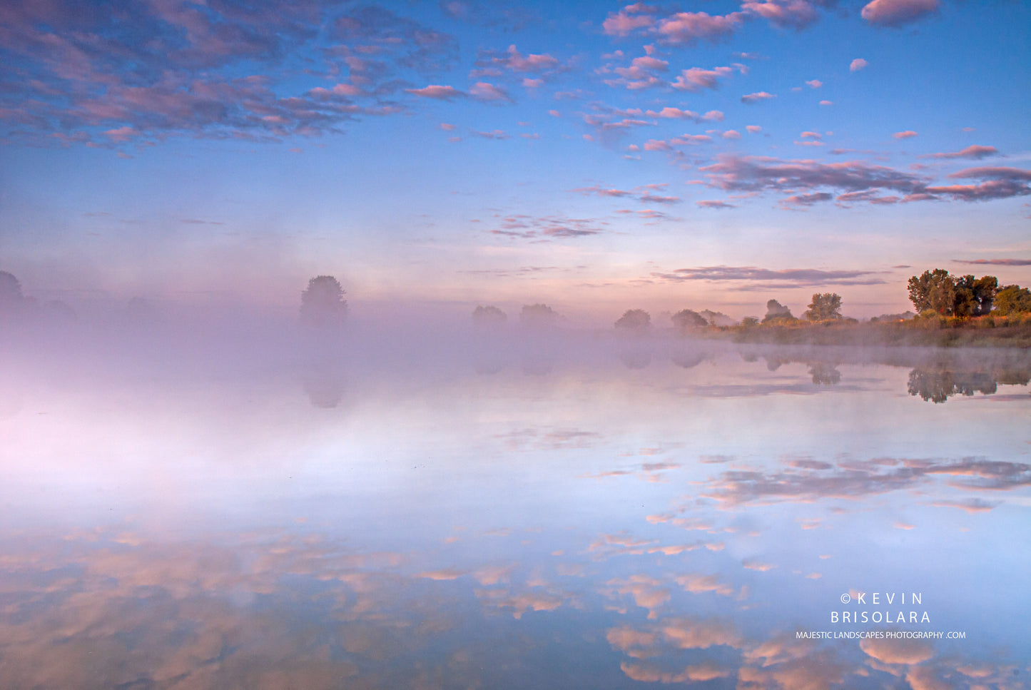 MISTY SUMMER AT THE LAKE