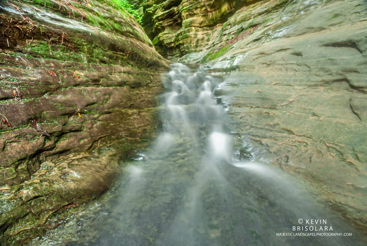 GRACEFULLY FLOWING THROUGH THE CANYON