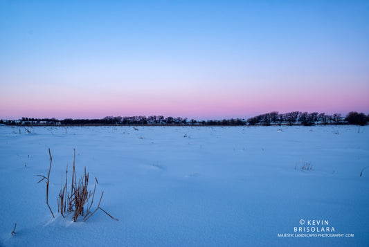 BEGINNING OF THE SUNRISE FROM THE PRAIRIE