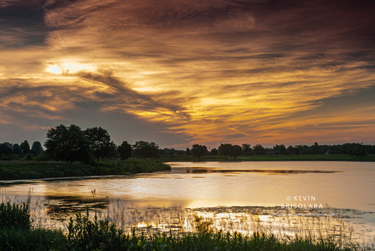 A WILDFLOWER LAKE SUNRISE ON THIS SPRING MORNING